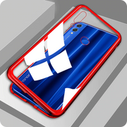 Etui Magneto Classic - Huawei P-Smart 2019 - Czerwony