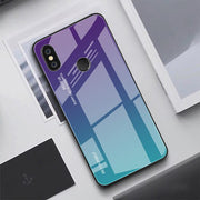 Etui Gradient Glass Case - Xiaomi Redmi Note 7 - Moonlight Calm