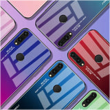 Etui Gradient Glass Case - Xiaomi Redmi Note 7 - Blue Lagoon