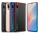 Etui Silikonowe Luxury Plated - Huawei P30 - Czarny