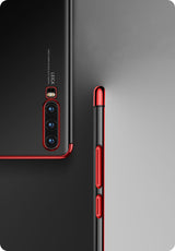 Etui Silikonowe Luxury Plated - Huawei P30 - Czerwony