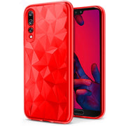 Etui Full Color Prism 3D - Samsung Galaxy A50 - Czerwony