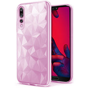 Transparent Prism 3D - Huawei P30 Pro - Różowy