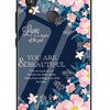 Etui Slim Glass Case - iPhone X / XS - Flowers