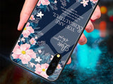 Etui Slim Glass Case - Huawei P20 Pro - Flowers