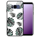 Etui Slim Glass Case - Samsung Galaxy S8 - Monstera Leaf