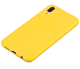 Etui Silikonowe Candy Kolor - Huawei P20 - Żółty