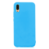 Etui Silikonowe Candy Kolor - Huawei P20, Jasno‑Niebieskie, 0,3 mm