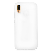 Etui Silikonowe Candy Kolor - Huawei P20 - Biały