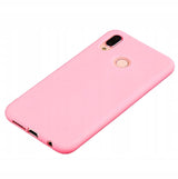 Etui Silikonowe Candy Kolor - Huawei P20 Lite - Różowy