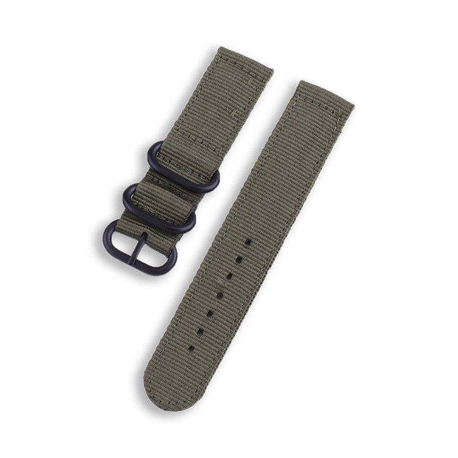 Pasek do Smartwatcha, Zegarka - Uniwersalny - 22 mm - Materiałowy Khaki