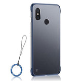 Etui Bezramkowe - Xiaomi Redmi Note 7 - Granatowy