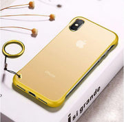 Etui Bezramkowe - iPhone XS Max - Żółty