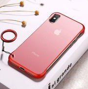 Etui Bezramkowe - iPhone XS Max - Czerwony