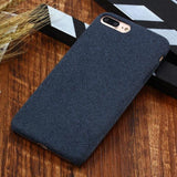 Etui Elegant Cloth Case - iPhone 7 / 8 - Granatowy