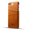 Skórzane Etui Juteni Leather Case -  iPhone 7 Plus / 8 Plus - Jasny Brąz