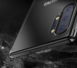Etui Silikonowe Luxury Plated - Samsung Galaxy Note 10+ - Niebieski