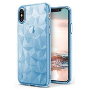 Transparent Prism 3D - iPhone X / XS - Niebieski