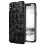 Etui Full Color Prism 3D - iPhone X / XS - Czarny