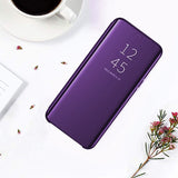 Etui Clear View - Samsung Galaxy S10 - Fioletowy