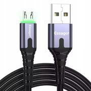 Essager® Kabel MICRO-USB Ledowy QC 3.0 3A - 200cm