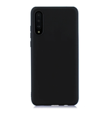 Etui Silikonowe Candy Kolor - Huawei P30 - Czarny