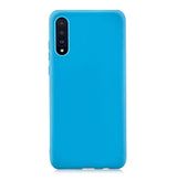 Etui Silikonowe Candy Kolor - Huawei P30 - Jasno-Niebieski