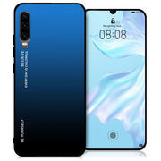 Etui Gradient Glass Case - Huawei P30 - Blue at Night