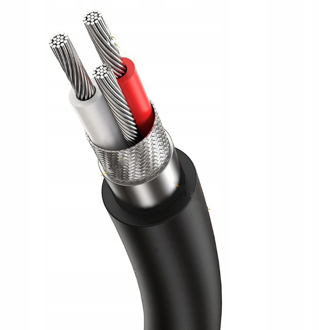 Splitter mikrofonowy Betune® XLR Y - 1×XLR męski → 2×XLR żeńskie, 50 cm