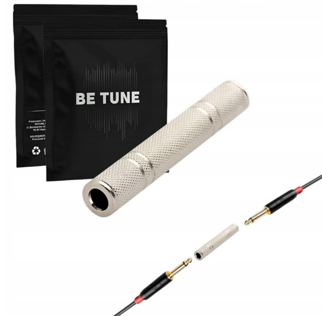 Złączka / Adapter Betune® Jack 6,3 mm żeński-żeński - przedłużanie kabli audio