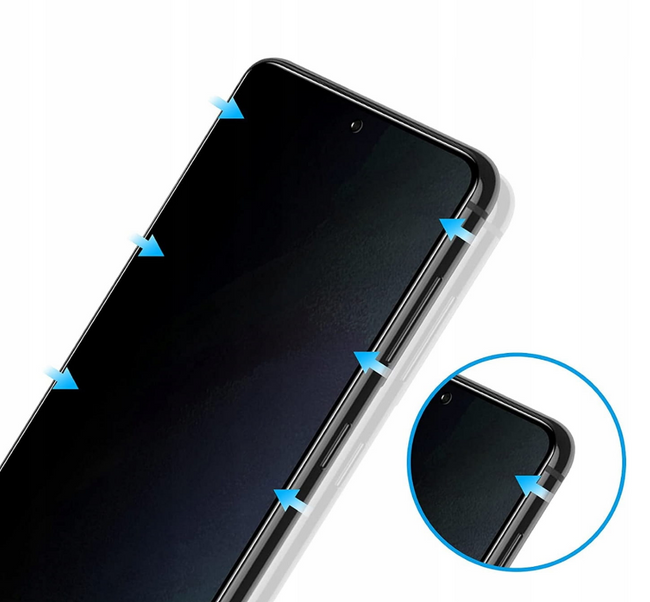 Szkło Hartowane Prywatyzujące 5D - Samsung Galaxy S26, 9H