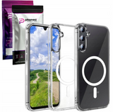 Etui Phoneo® Crystal Mag Case - Samsung Galaxy S26 - MagSafe, transparentne plecki