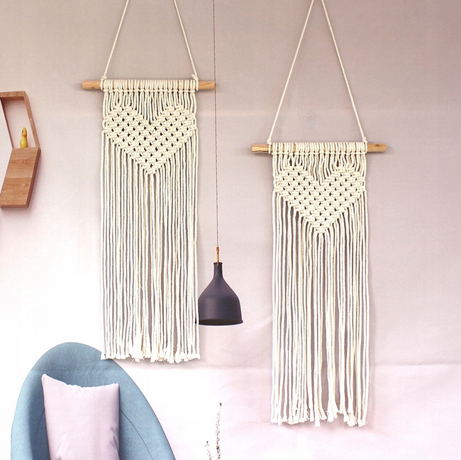 Makrama Łapacz Snów Plecione Serce
