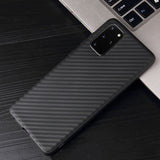 Etui Carbon Slim - Samsung Galaxy S20+ - Czarny