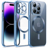 Etui Silikonowe Camera Protect do Magsafe - iPhone 12 Pro - Niebieski