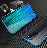 Etui Magnetyczne Dual Magneto - Xiaomi Redmi Note 8 Pro - Niebieski