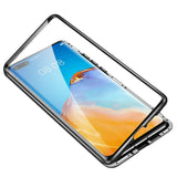 Etui Magnetyczne Dual Magneto - Huawei P40 Pro - Czarny