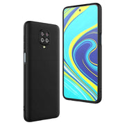 Etui Silikonowe - Liquid Silicone - Xiaomi Redmi Note 9s / 9 Pro - Czarny