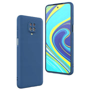 Etui Silikonowe - Liquid Silicone - Xiaomi Redmi Note 9s / 9 Pro - Granatowy