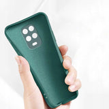 Etui Silikonowe - Liquid Silicone - Xiaomi Redmi Note 9s / 9 Pro - Ciemny Zielony