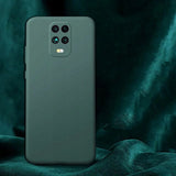 Etui Silikonowe - Liquid Silicone - Xiaomi Redmi Note 9s / 9 Pro - Ciemny Zielony
