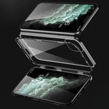 Etui Magnetyczne Dual Magneto - iPhone 12 Pro - Czarny