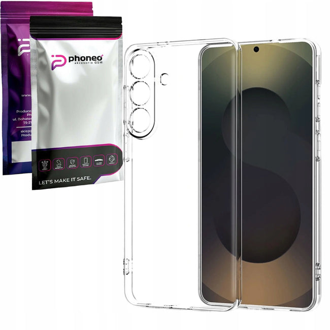 Etui Phoneo® Crystal Case - Samsung Galaxy S26 - MagSafe, transparentne plecki