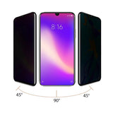 Szkło Hartowane 5D Anti Spy, Prywatyzujące - Xiaomi Redmi 9
