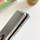 Etui Marble Gold Case - Samsung Galaxy S21 FE - Zielony