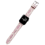 Pasek Skórzany, Opaska do Apple Watch 38/40/41 mm - Różowy