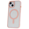 Etui Clear Case Magsafe Do Apple iPhone 12 Różowy - MagSafe i akrylowe plecki