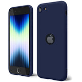 Etui Silikon Candy Kolor - Apple iPhone SE 2020 - Granatowy