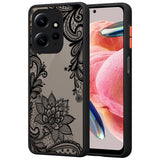 Etui Koronka Wzorki Kwiaty do Oppo Reno 8T