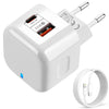 Szybka Ładowarka Sieciowa Kostka QC 3.0 PD 20W USB C Do Telefonu + Kabel Lightning